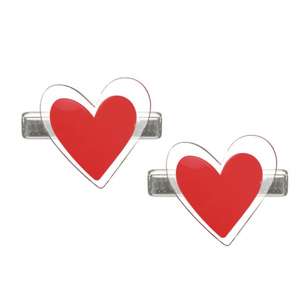 Agatha Heart Hair Clips – Lilies & Roses NY
