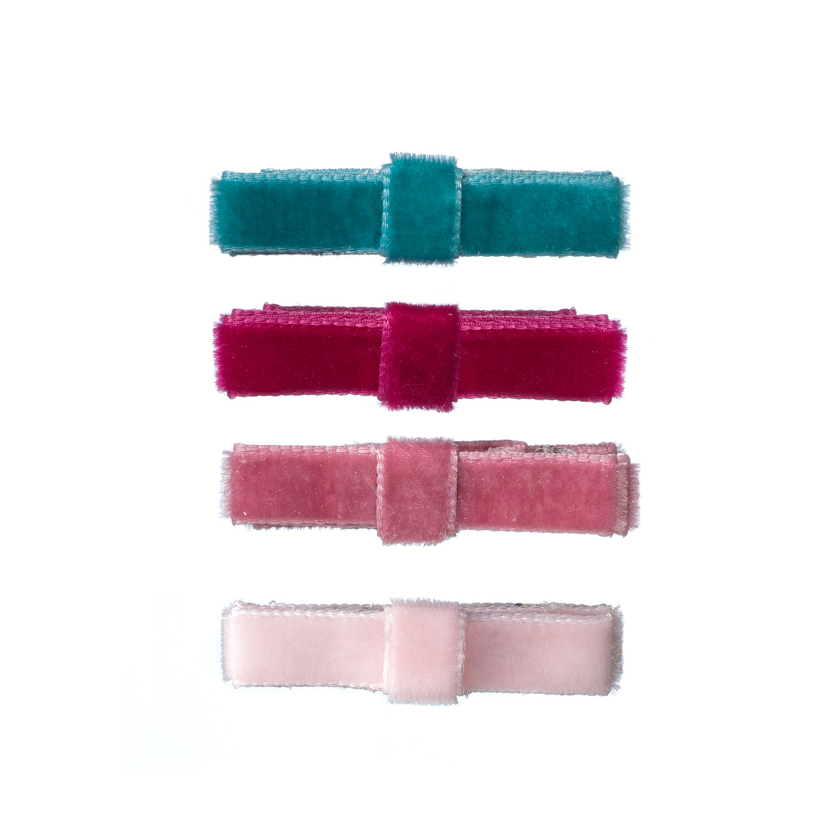 Little Bows Velvet Hair Clips