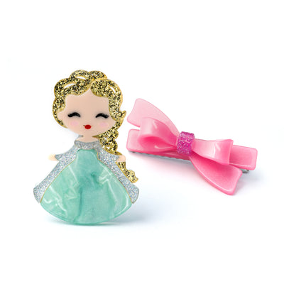 Cute doll Gold Hair with Bow