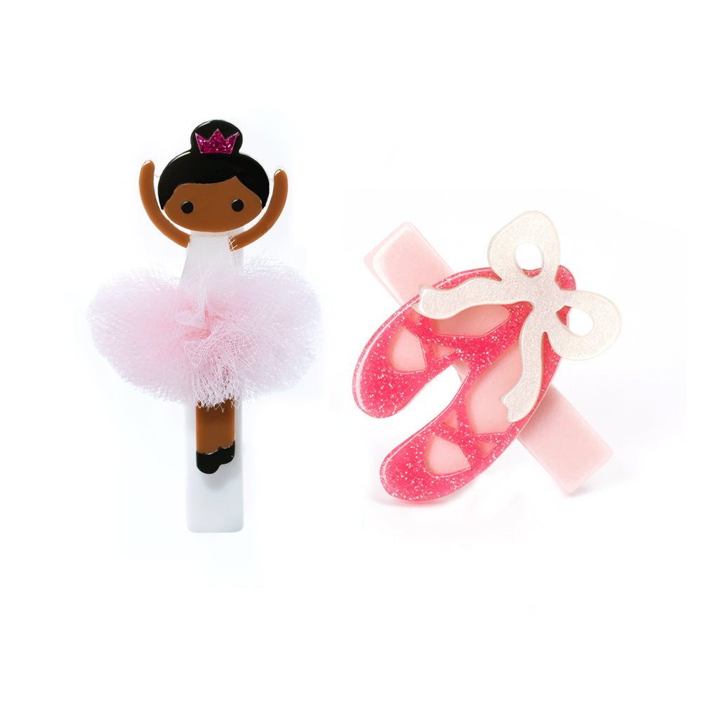 Ballerina Light Pink Alligator Clips