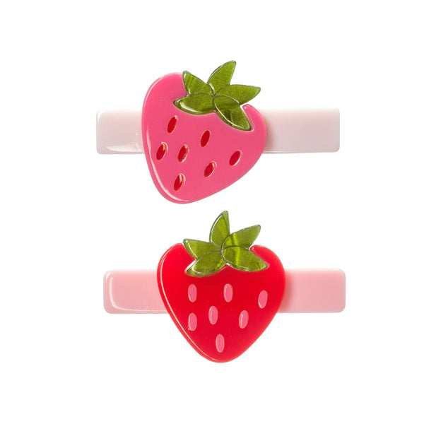 Strawberry Red Pink Clips For Girls | Lilies and Roses – Lilies