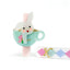 SPR- Bunny In a Teacup Hair Clips