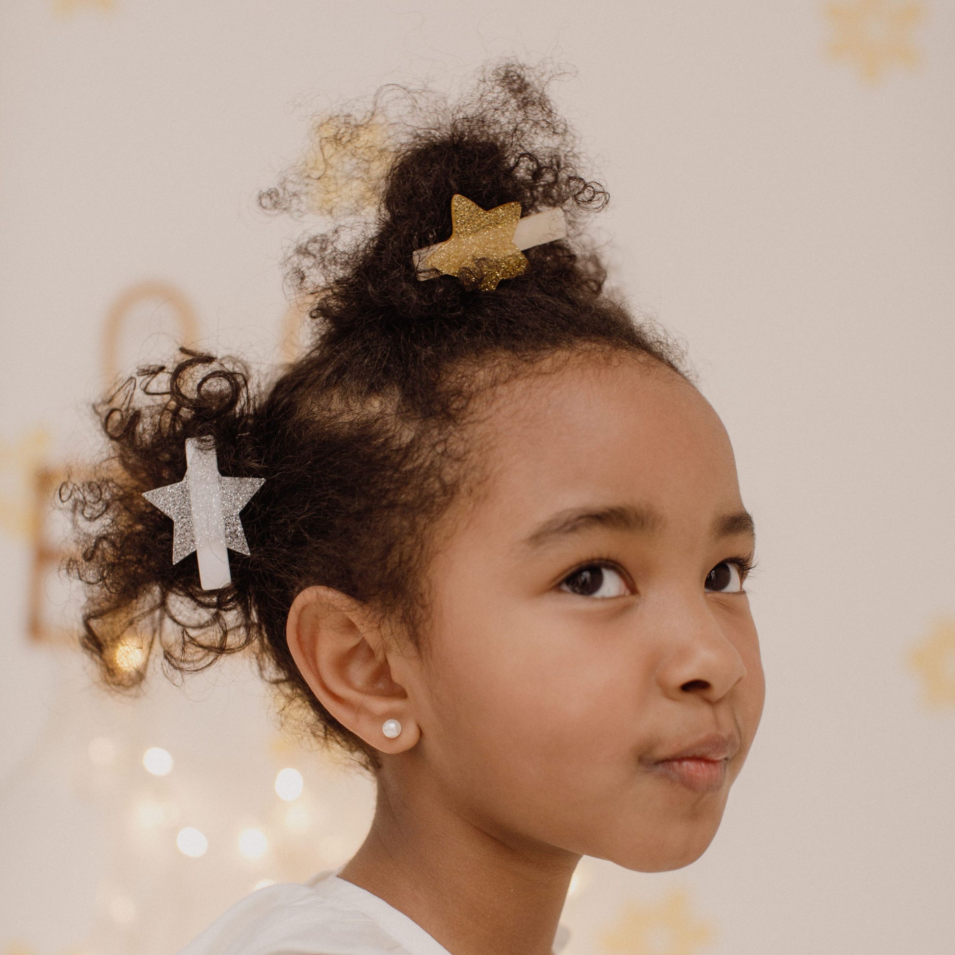 VAl-Star and Moon Hair Clips HAL -  Lilies & Roses NY