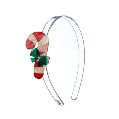 Candy Cane Glitter Headband