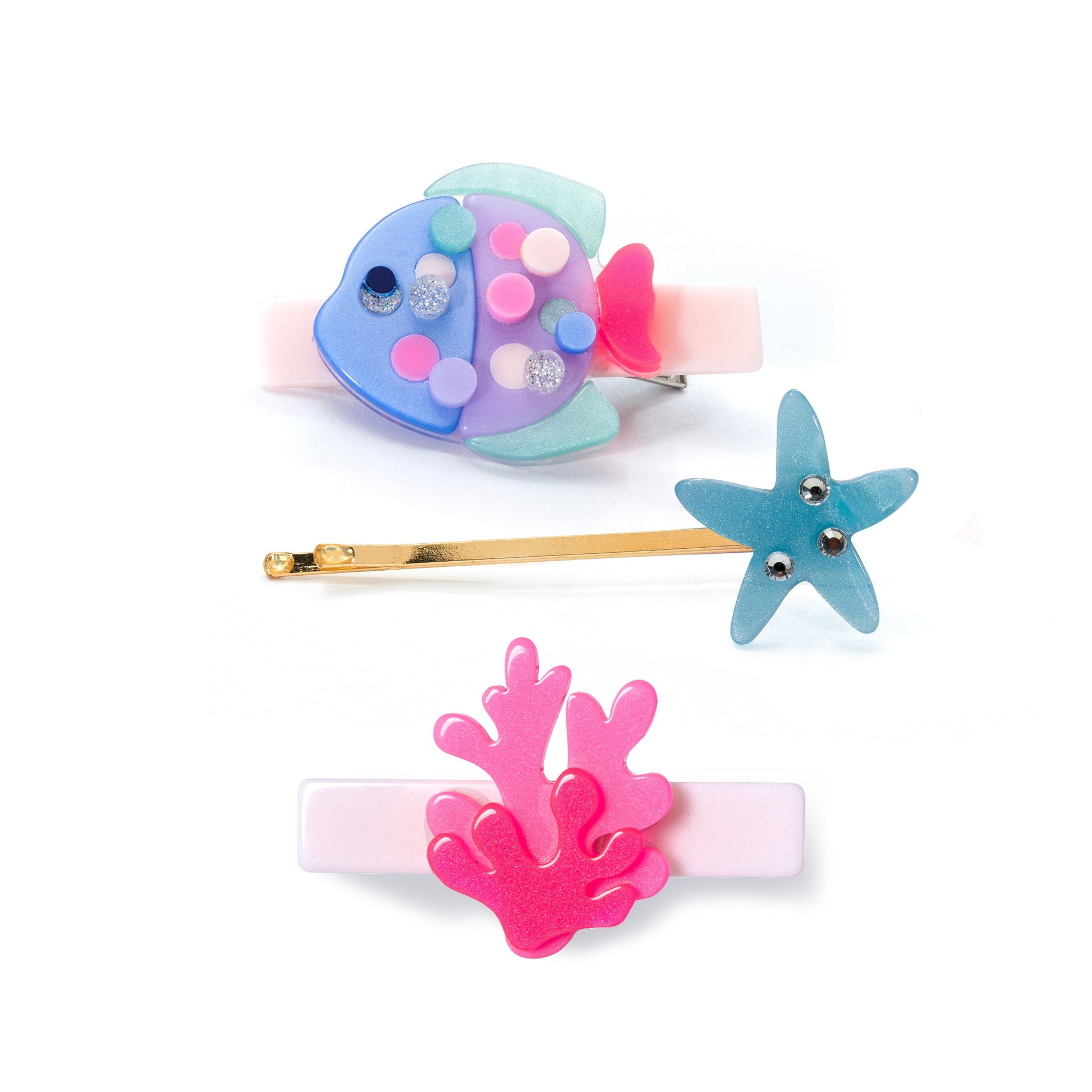 Fish Neon Under The Sea Hair Clips - SUM24