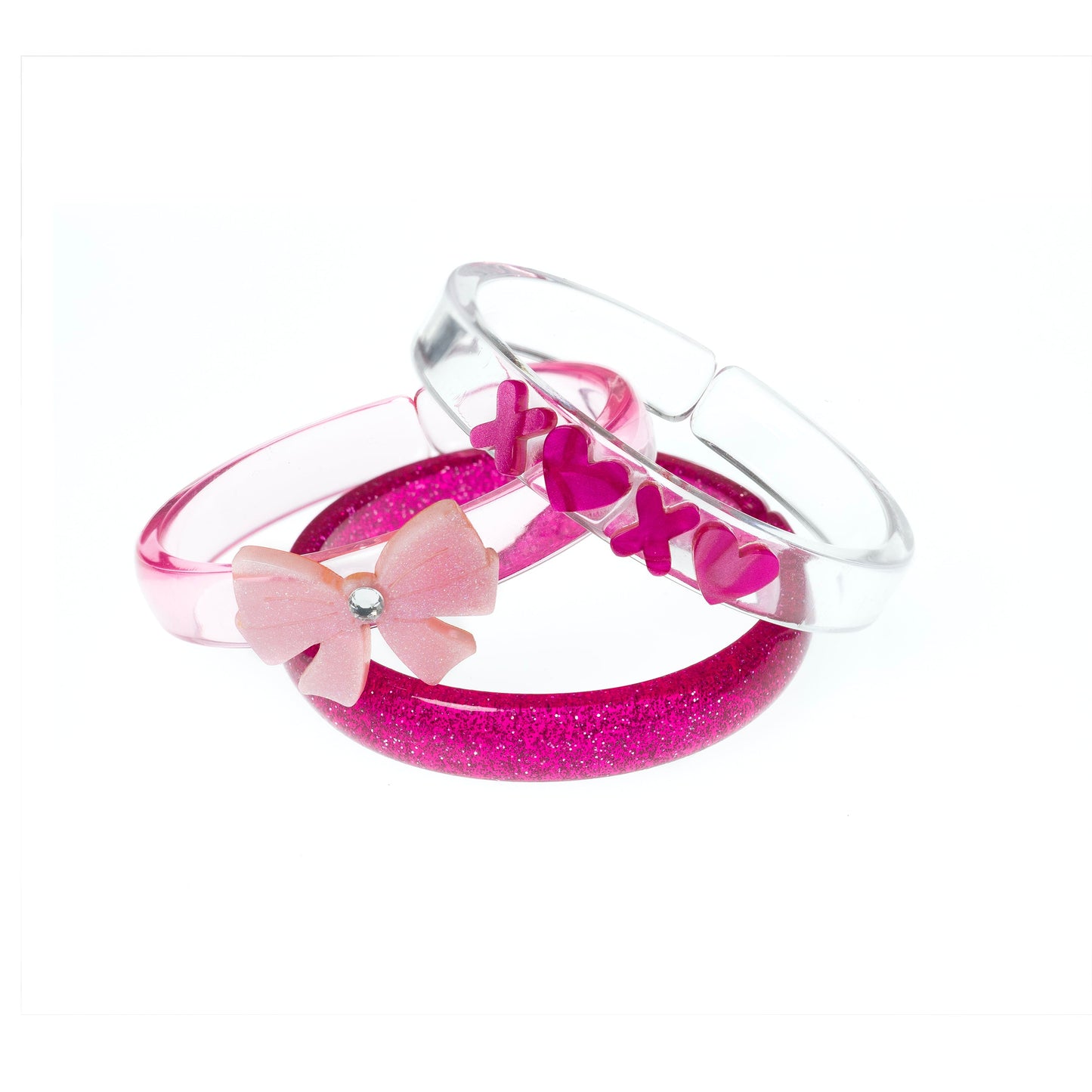 Pink  XOXO Text Bangles