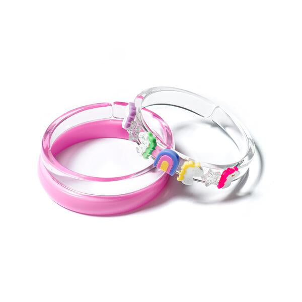 Unicorn & Stars Pink Bangles - SUM23
