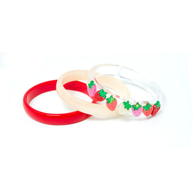 VAL24 - Strawberry Pearlized Bangles