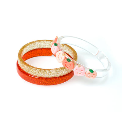 Pumpkins Orange Pink Bangle Set HAL