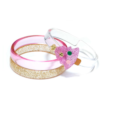 HOL25- Christmas Tree Pink Bangles