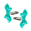 Rosane Bow Solid Colors  set of 2 Snap Clips -  Lilies & Roses NY