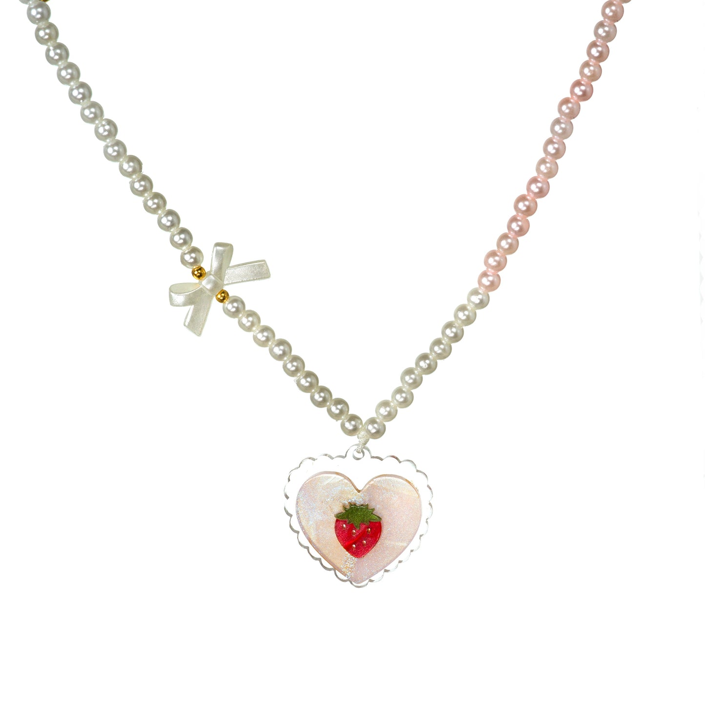 Strawberry Pearl Necklace