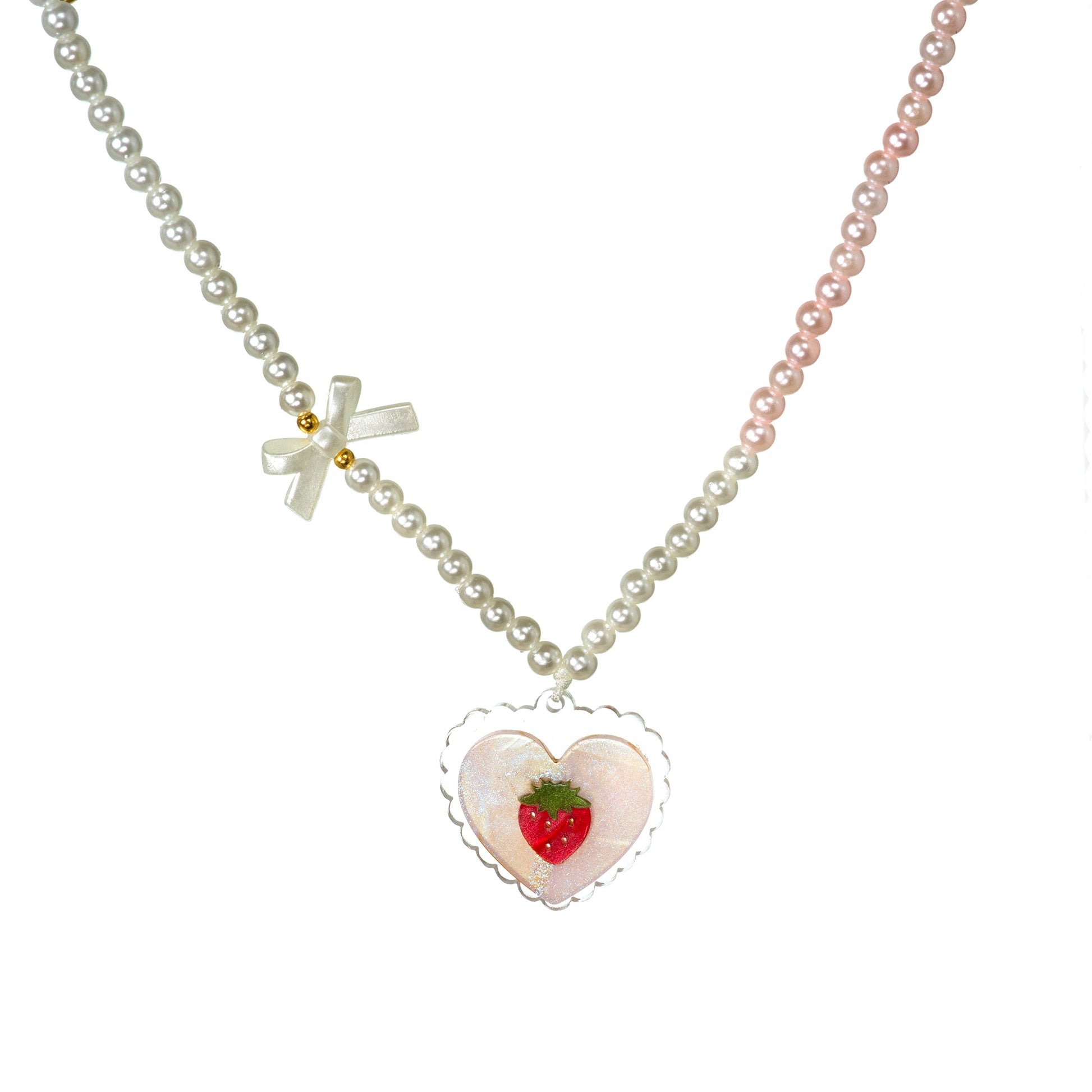 Strawberry Pearl Necklace