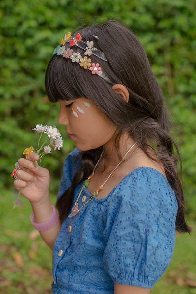 Daisies Pearl Pastel Shades Headband -SPR