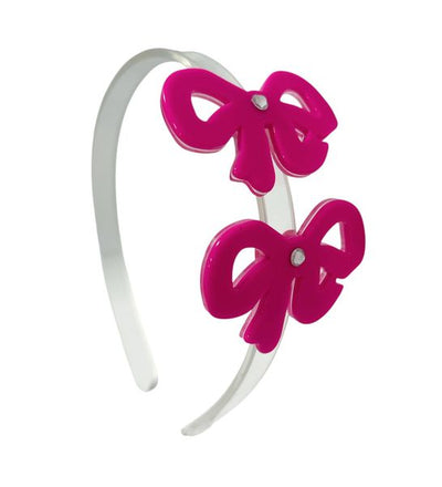 Bows Fancy Double Pink Headband