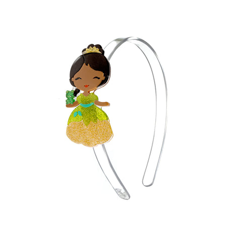 Cute Doll Glitter Green Dress Headband -  Lilies & Roses NY