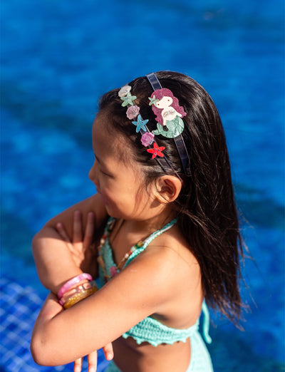Mermaid Light Green Pearlized Headband - SUM23