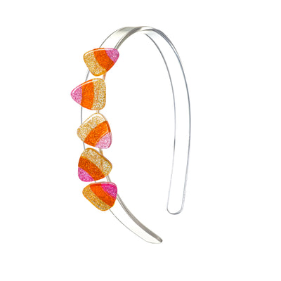 Candy Corn Glitter Headband HAL
