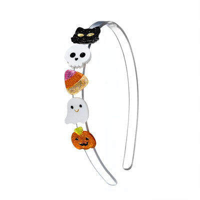 Glitter Skull Ghost Fun Headband HAL