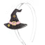 Witch Hat Headband Black & Gold