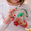 Christmas Tree Mint Pearlized Headband HOL
