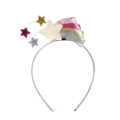 HOL23- Falling Star Pearlized Pink Headband