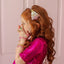 Christmas Tree Pink Pearlized Headband HOL