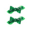 Rosane Bow Glitter Colors Hair Clips -  Lilies & Roses NY