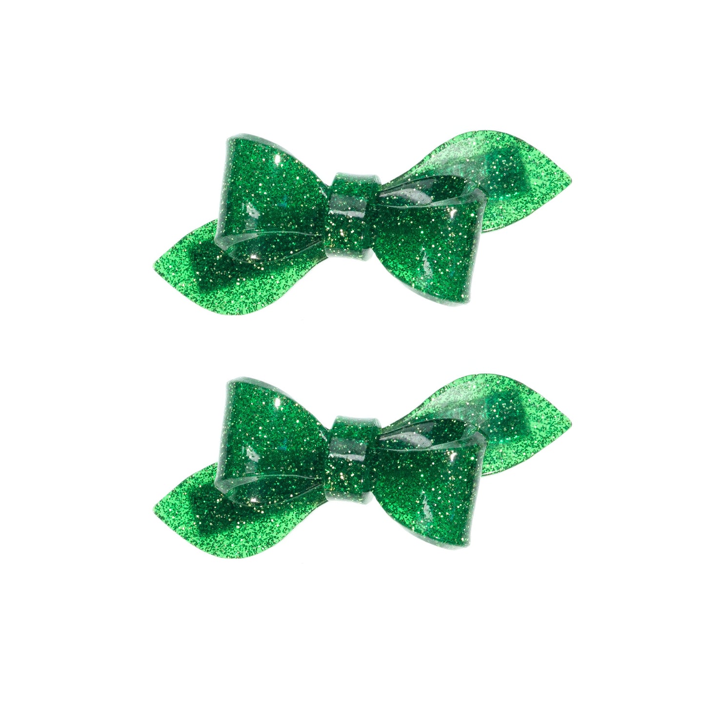 Rosane Bow Glitter Colors Hair Clips -  Lilies & Roses NY