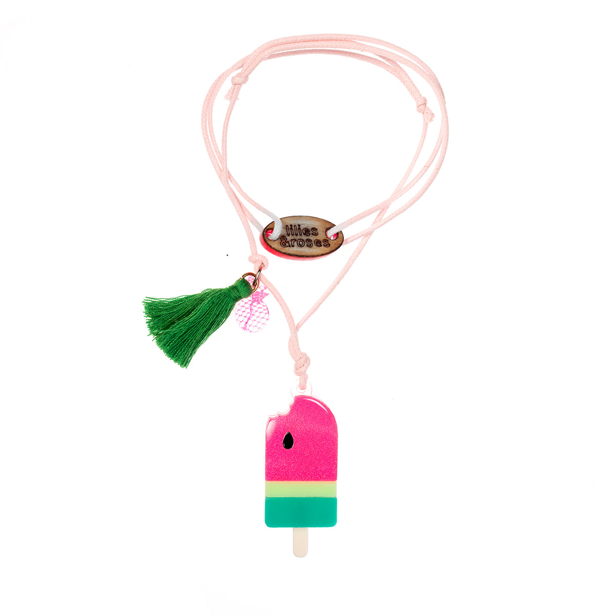 Limited Edition Watermelon Popsicle Necklace