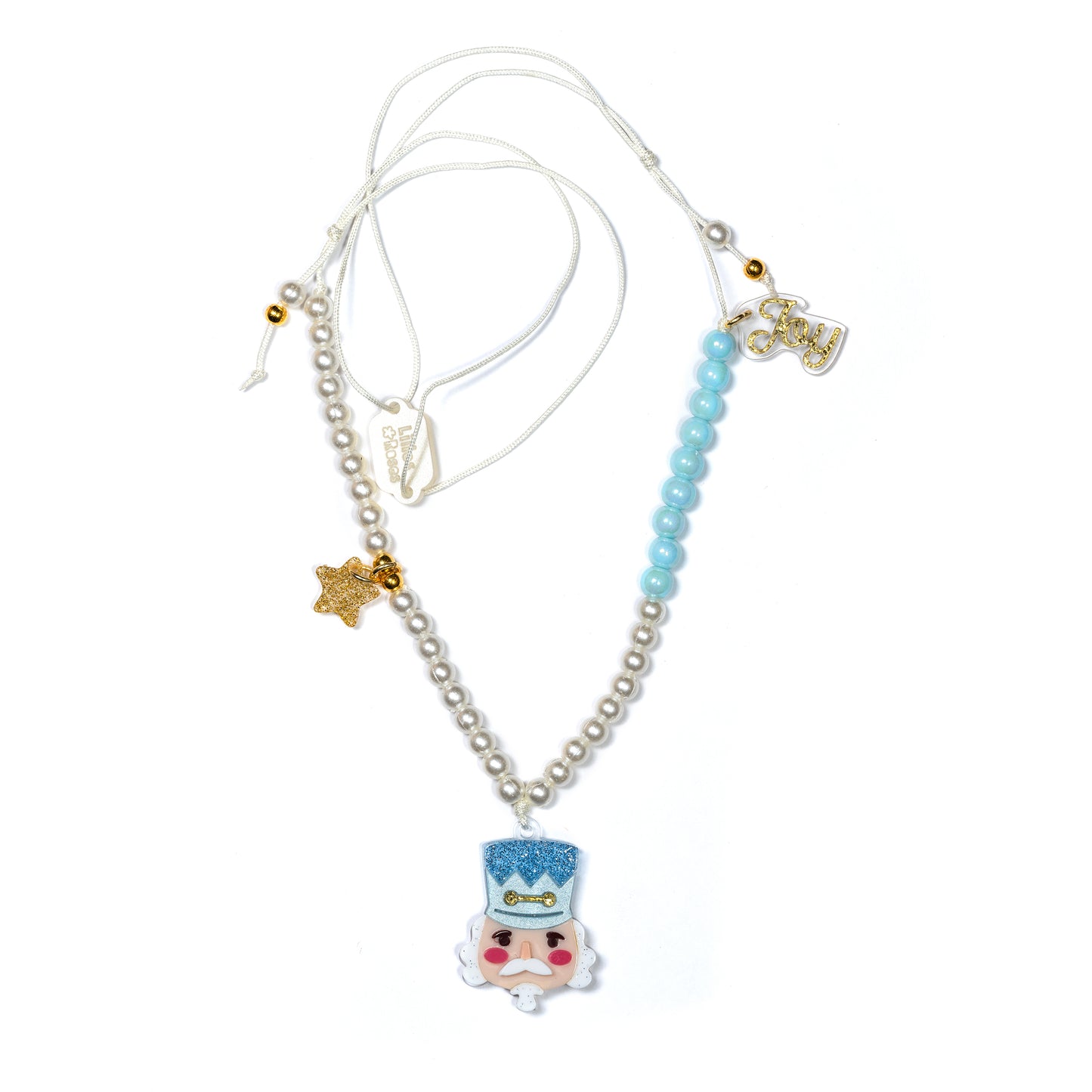 HOL25- Nutcracker Blue Necklace
