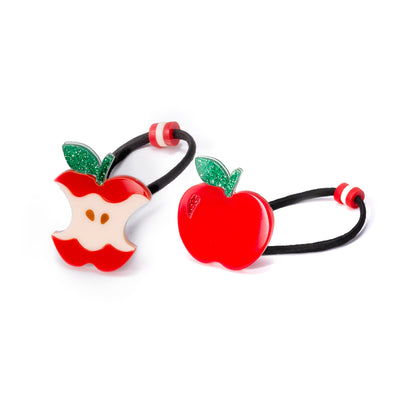 Apple Bite Hair Tie Ponytail