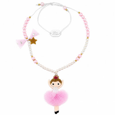 Ballerina Tulle Adjustable Necklace -  Lilies & Roses NY