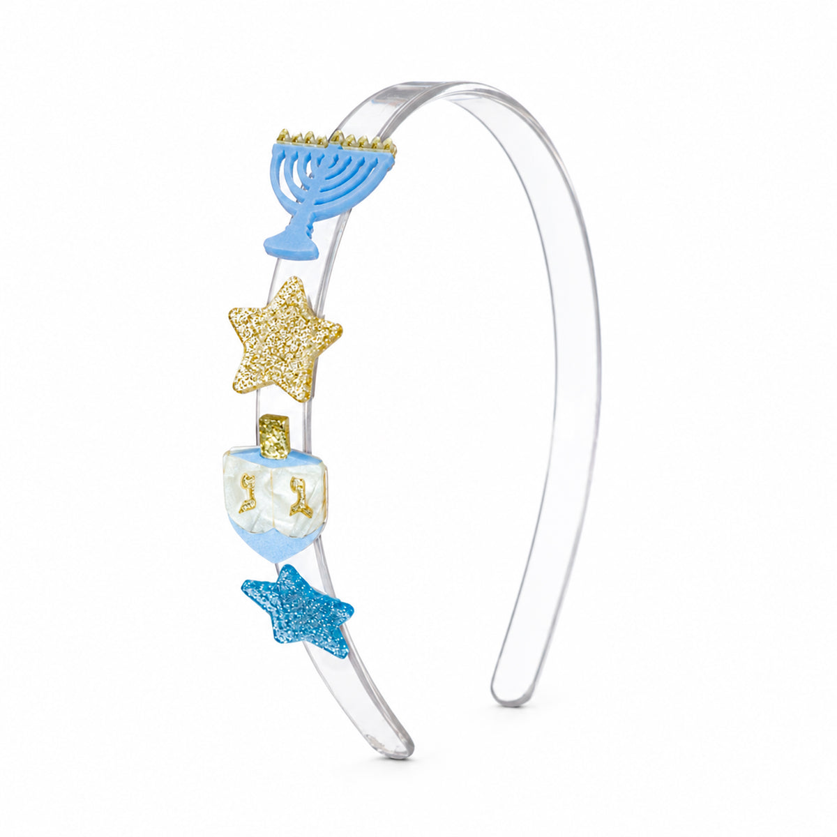 Menorah Dreidel Stars Headband
