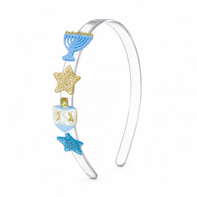 Menorah Dreidel Stars Headband