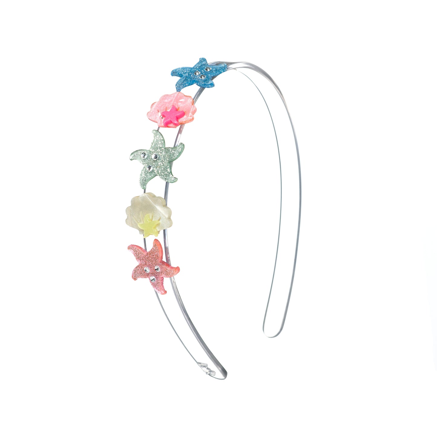 Seashells Candy Pink Headband -  Lilies & Roses NY