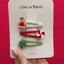Tree Candy Gingerbread Snap Clips HOL