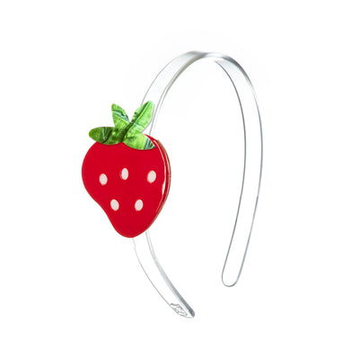 Strawberry Red Headband -SPR -  Lilies & Roses NY
