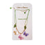 Butterflies Pink Purple Adjustable Necklace -  Lilies & Roses NY