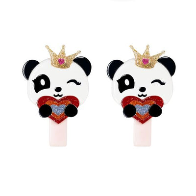 Panda Hair Clips -  Lilies & Roses NY