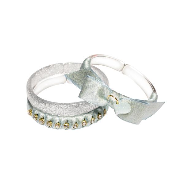 Swarovski Silver-Tone Crystal & Fabric Wrap Bracelet NWT $79 | eBay
