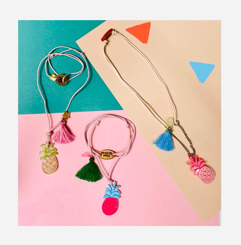 Pineapple Necklace -  Lilies & Roses NY