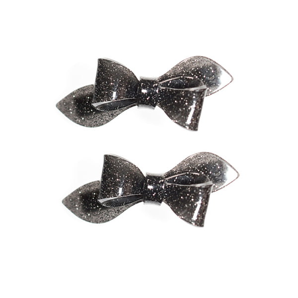 Rosane Bow Glitter Colors Alligator Clips -  Lilies & Roses NY