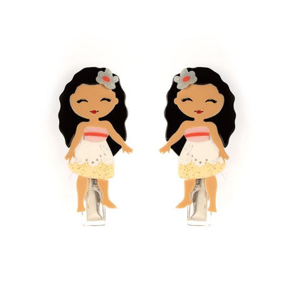 Cute Doll Hair Clips -  Lilies & Roses NY