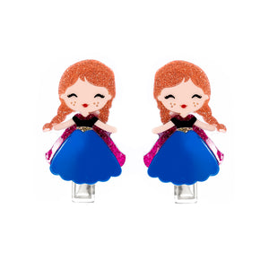 Cute Doll Hair Clips -  Lilies & Roses NY