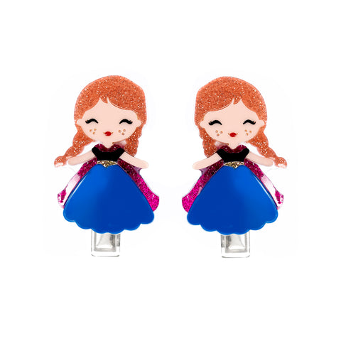 Cute Doll Hair Clips -  Lilies & Roses NY