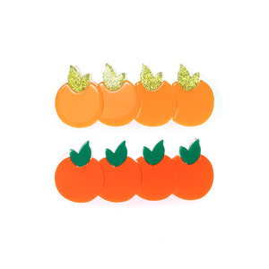 Multi Orange Alligator Clips