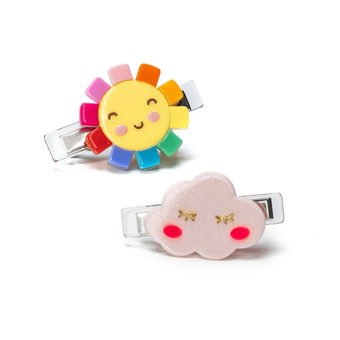SUM23 - Sun & Cloud Alligator Clip