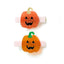 Happy Pumpkins Glitter Orange Alligator Clips