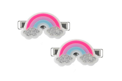 Rainbow Hair Clips -  Lilies & Roses NY